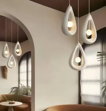 Japanse Wabi Sabi Hanglamp – Moderne Scandinavische Plafondlamp voor Eetkamer & Woonkamer