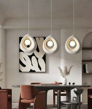 Japanse Wabi Sabi Hanglamp – Moderne Scandinavische Plafondlamp voor Eetkamer & Woonkamer