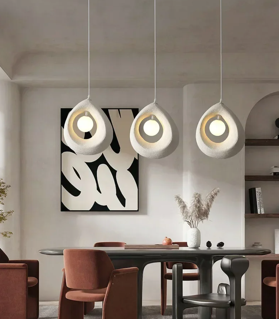 Japanse Wabi Sabi Hanglamp – Moderne Scandinavische Plafondlamp voor Eetkamer & Woonkamer