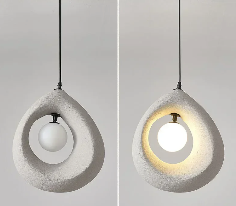 Japanse Wabi Sabi Hanglamp – Moderne Scandinavische Plafondlamp voor Eetkamer & Woonkamer