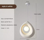 Japanse Wabi Sabi Hanglamp – Moderne Scandinavische Plafondlamp voor Eetkamer & Woonkamer