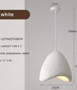 Japanse Wabi Sabi Hanglamp – Moderne Scandinavische Plafondlamp voor Eetkamer & Woonkamer