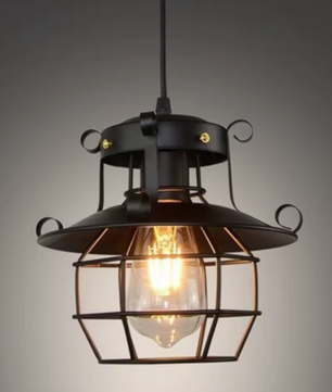 Industriële Retro Hanglamp – Creatieve LED Kroonluchter voor Eetkamer, Bar & Slaapkamer