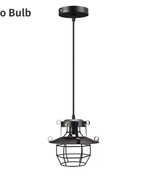 Industriële Retro Hanglamp – Creatieve LED Kroonluchter voor Eetkamer, Bar & Slaapkamer