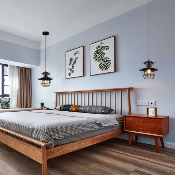 Industriële Retro Hanglamp – Creatieve LED Kroonluchter voor Eetkamer, Bar & Slaapkamer