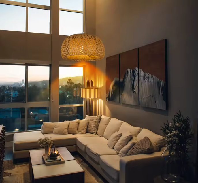 Bamboe Hanglamp – Handgeweven Rotan Lantaarn, Natuurlijke E27