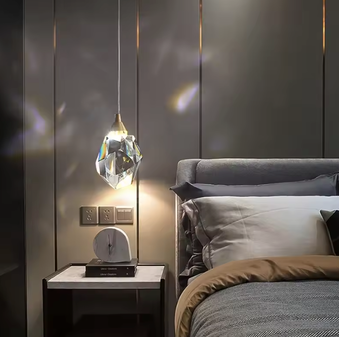 Moderne Kristallen Hanglamp – Creatief Scandinavisch Design met LED