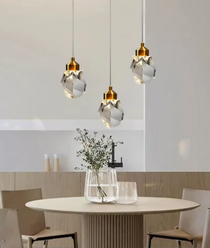 Moderne Kristallen Hanglamp – Creatief Scandinavisch Design met LED