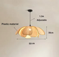 Nordic Handgeweven Lotus Kroonluchter – Retro Design met E27 Fitting