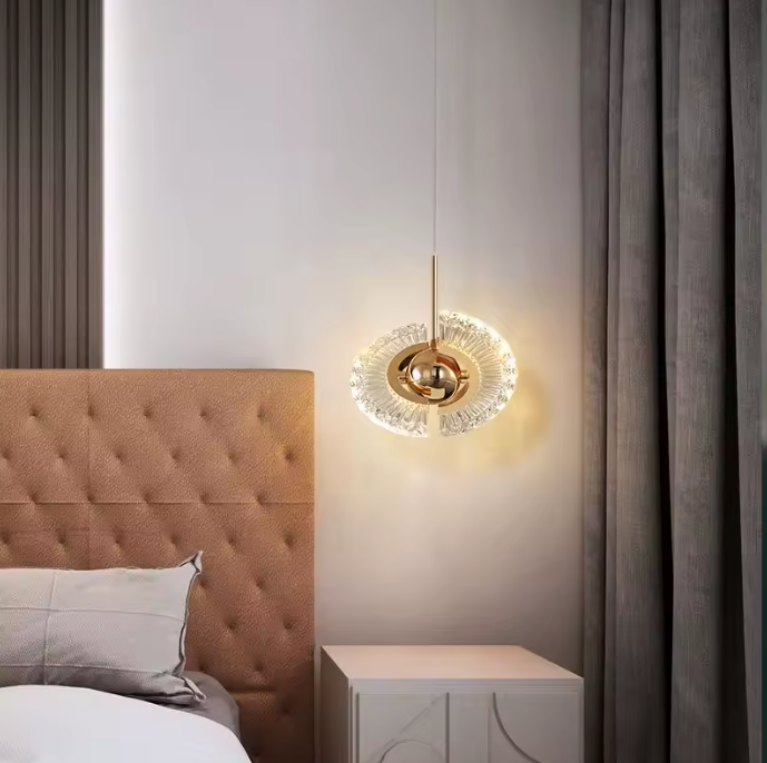 Moderne Wandlamp – LED Binnenverlichting met Rose Gouden Afwerking