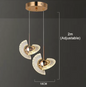 Moderne Wandlamp – LED Binnenverlichting met Rose Gouden Afwerking