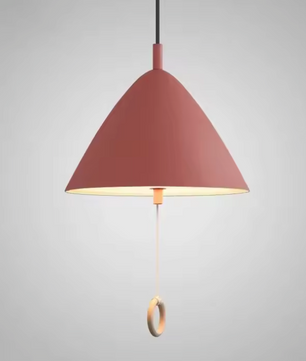 Deense Hanglamp Macaron – Moderne Plafondlamp met Trekschakelaar