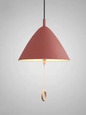 Deense Hanglamp Macaron – Moderne Plafondlamp met Trekschakelaar