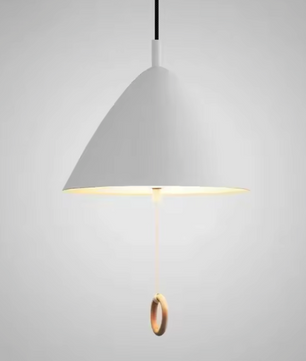 Deense Hanglamp Macaron – Moderne Plafondlamp met Trekschakelaar