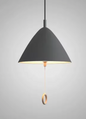 Deense Hanglamp Macaron – Moderne Plafondlamp met Trekschakelaar