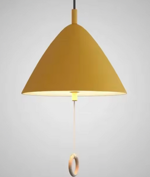 Deense Hanglamp Macaron – Moderne Plafondlamp met Trekschakelaar