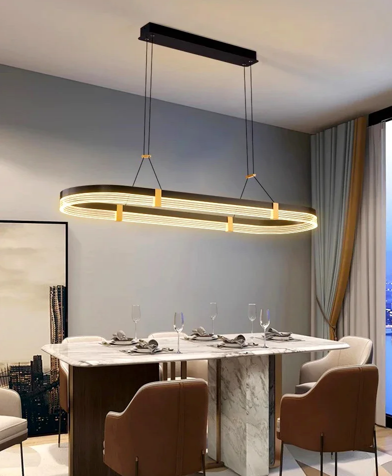 Moderne LED Hanglamp – Minimalistische Plafondlamp voor Eetkamer, Woonkamer & Keuken