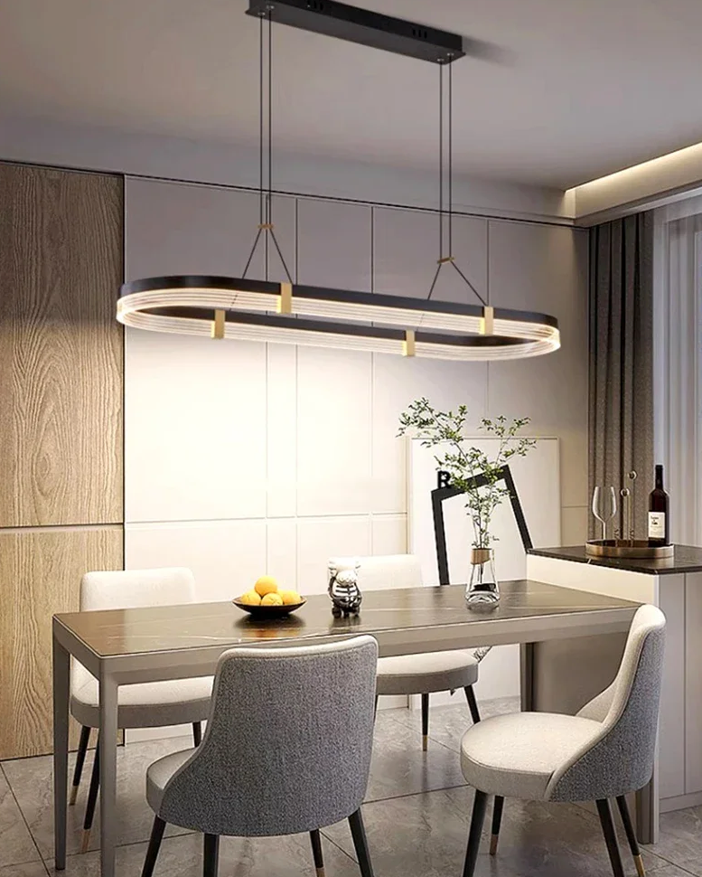 Moderne LED Hanglamp – Minimalistische Plafondlamp voor Eetkamer, Woonkamer & Keuken