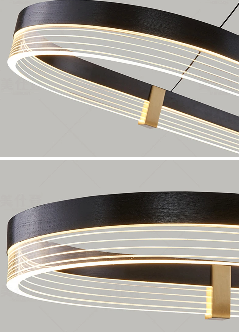 Moderne hanglamp hout incl. LED dimbaar met Moderne hanglamp hout incl. LED dimbaar met