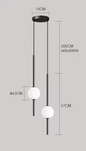 Nordic Glazen Bol Hanglamp – Moderne LED Plafondlamp voor Woonkamer, Eetkamer & Slaapkamer