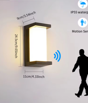 LED Wandlamp – Waterdicht IP55 met Radarsensor & Intelligente Lichtregeling
