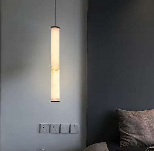 Luxe Marmeren Hanglamp – Minimalistische LED Plafondlamp