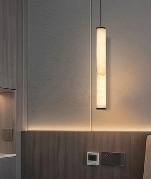 Luxe Marmeren Hanglamp – Minimalistische LED Plafondlamp