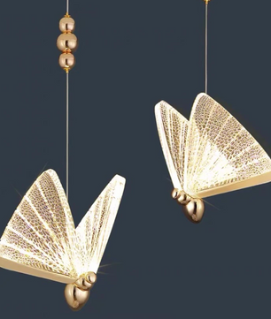 Nordic Vlinder LED Hanglamp – Moderne Kroonluchter voor Woonkamer & Slaapkamer