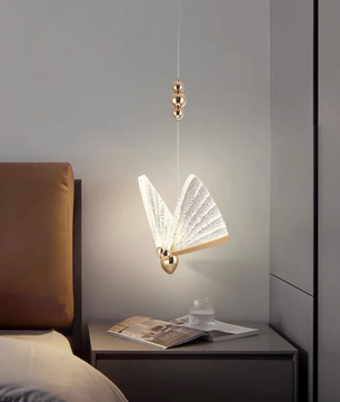 Nordic Vlinder LED Hanglamp – Moderne Kroonluchter voor Woonkamer & Slaapkamer