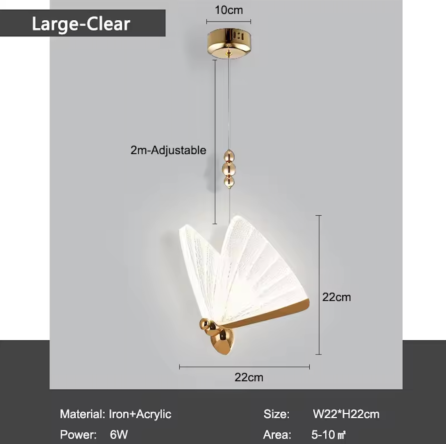 Nordic Vlinder LED Hanglamp – Moderne Kroonluchter voor Woonkamer & Slaapkamer