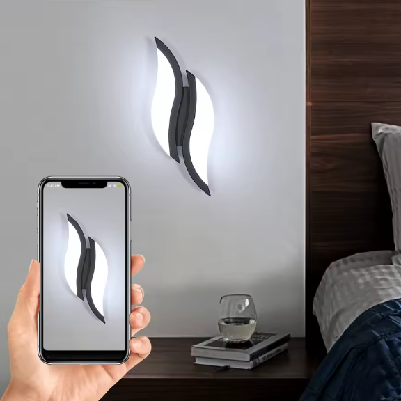Moderne LED Wandlamp 89 cm – 27W Acryl & Aluminium, Warm Wit Licht 6500K