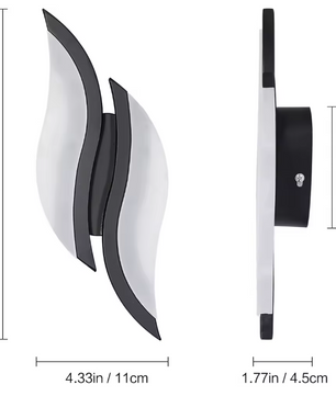 Moderne LED Wandlamp 89 cm – 27W Acryl & Aluminium, Warm Wit Licht 6500K