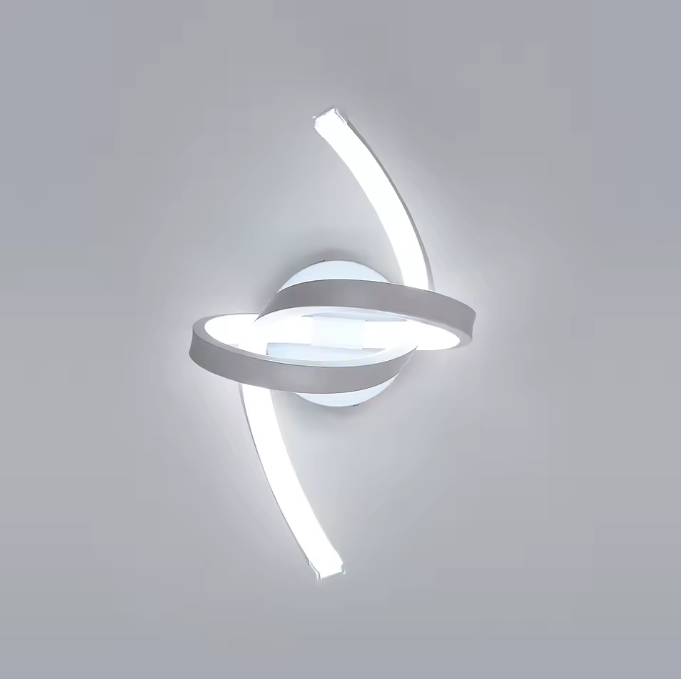 Moderne LED Wandlamp – 19W, 6500K Koud Licht, Aluminium Design