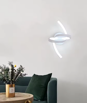 Moderne LED Wandlamp – 19W, 6500K Koud Licht, Aluminium Design