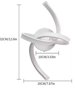 Moderne LED Wandlamp – 19W, 6500K Koud Licht, Aluminium Design