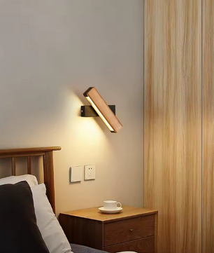 LED Wandlamp – 360° Draaibaar, 4W Warm Wit, 21×4×4,5 cm
