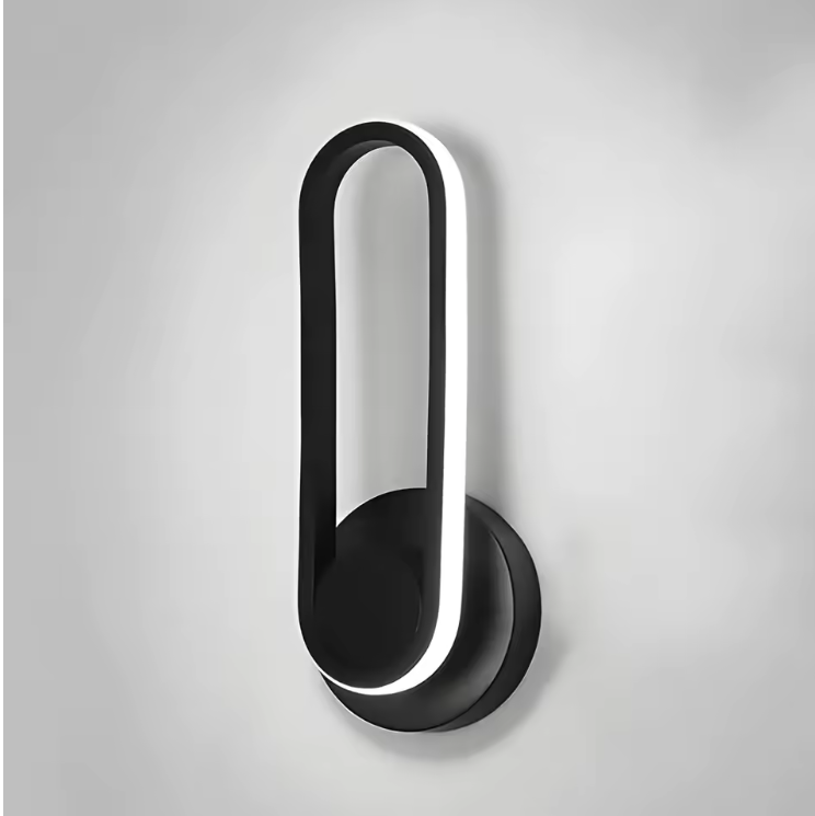 Moderne LED Wandlamp – 330° Draaibaar & Verstelbaar, Zwart