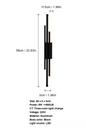 Moderne LED Wandlamp – Warm Licht 3000K, Op en Neer Schijnend