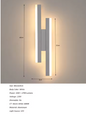 Moderne LED Wandlamp – Warm Licht 3000K, Op en Neer Schijnend