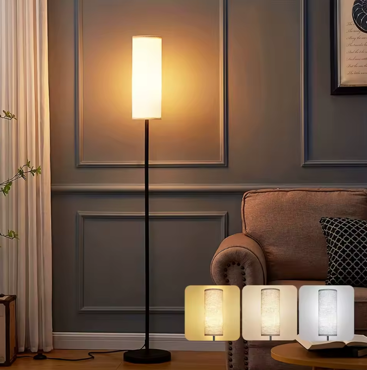 Moderne Vloerlamp – Minimalistisch Design & 3-Kleuren Dimbaar