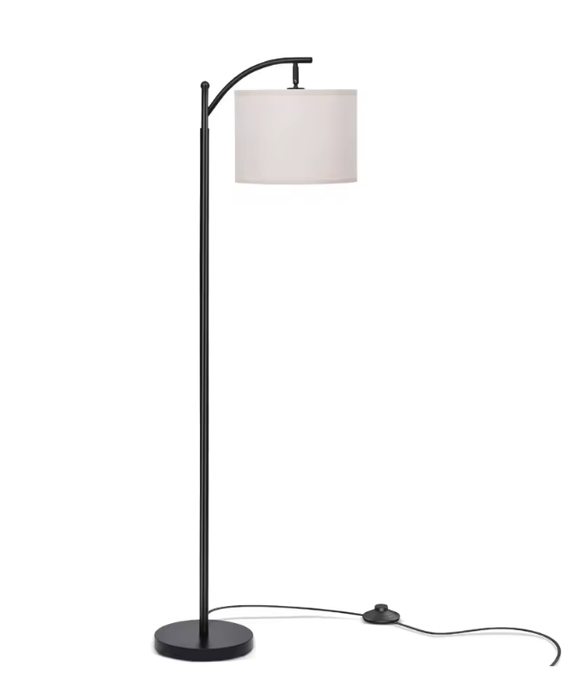 Boogvloerlamp met Verstelbare Lampenkap – Moderne Staande Lamp met 3 Kleurtemperaturen