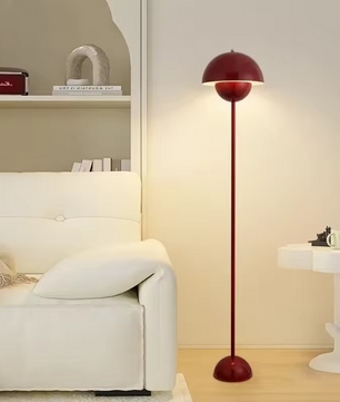 Moderne Crèmekleurige Vloerlamp – LED Staande Lamp met E27 Fitting