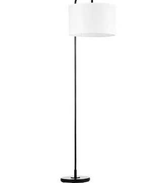Vloerlamp met Linnen Kap – Moderne Staande Lamp 163,5 cm Hoog