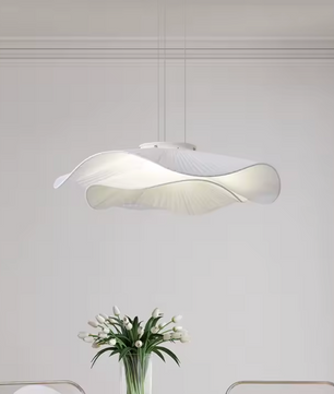 Moderne Stoffen LED Hanglamp – Scandinavische Dimbare Plafondlamp