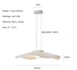 Moderne Stoffen LED Hanglamp – Scandinavische Dimbare Plafondlamp