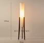 Japanse Retro Wabi-sabi Vloerlamp – Massief Hout & Stoffen Kap, Decoratief en Sfeervol