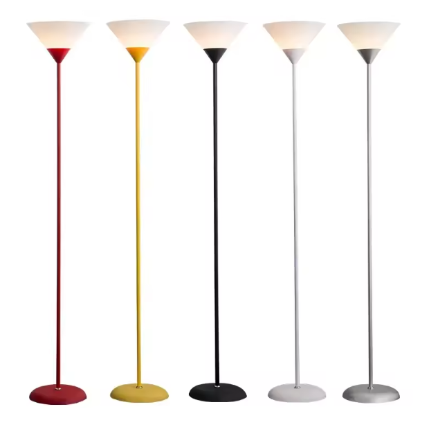 Creatieve LED Vloerlamp – Zwart/Wit Lamphuis, Modern & Decoratief