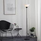 Creatieve LED Vloerlamp – Zwart/Wit Lamphuis, Modern & Decoratief