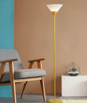 Creatieve LED Vloerlamp – Zwart/Wit Lamphuis, Modern & Decoratief