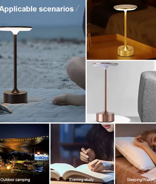 LED Tafellamp – Draagbaar Nachtlampje met Aanraaksensor & USB Oplaadfunctie